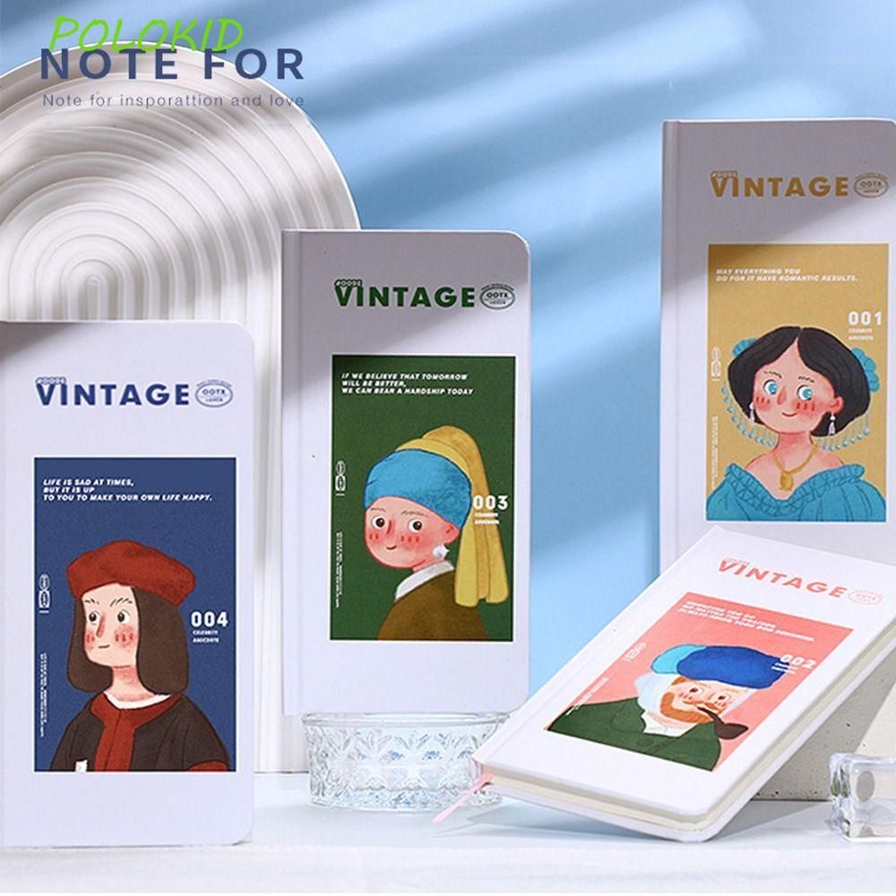 POLOKID อัลบั้ม DIY Scrapbooking Book Student Journal Daily Book School Stationery To Do List Hand A