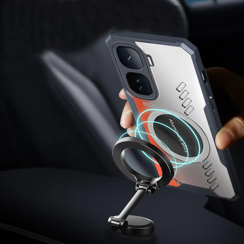 สําหรับ NUBIA V80 DESIGN / V80 Vita / V80 Pro TPU Soft Lightweight Cover with Iron Sheet Sticker - รูปที่ 5