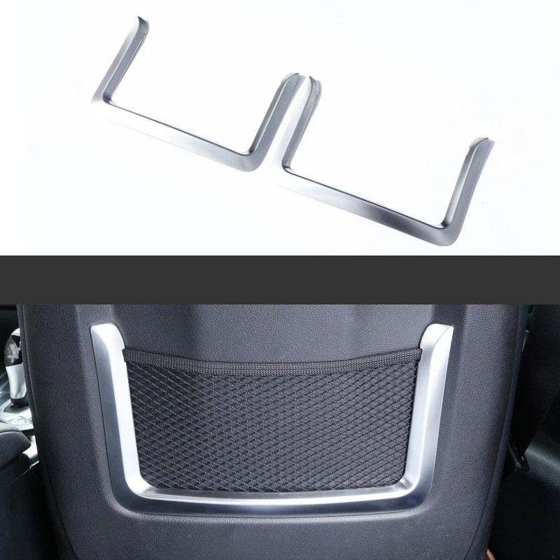 Car styling seat back storage net pocket decorative frame for BMW 3/4 series 3GT F30 F31 F32 F33 F34