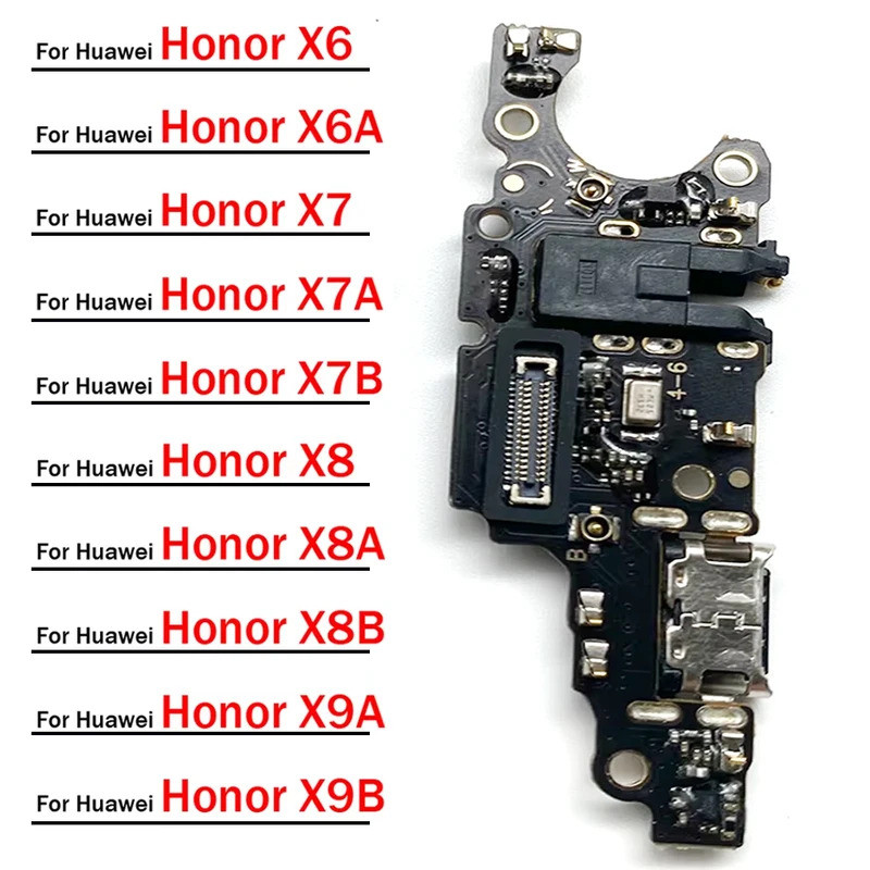 USB ชาร์จพอร์ต Dock Charger ปลั๊กขั้วต่อ Flex สําหรับ Huawei Honor X6 X6A X7 X7A X7B X8 X8A X8B X9A X9B 4G 5G
