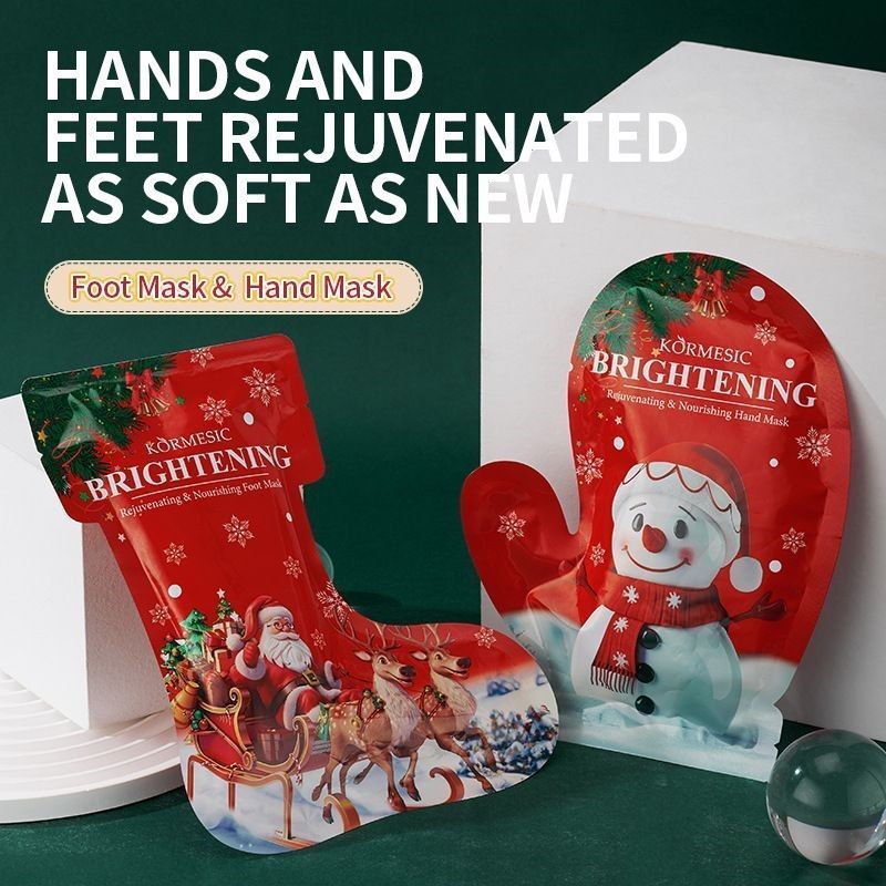 New Product#[99%Positive Rate]Christmas Hand Mask Foot Moisturizing Moisturizing Hand mask Hand and 