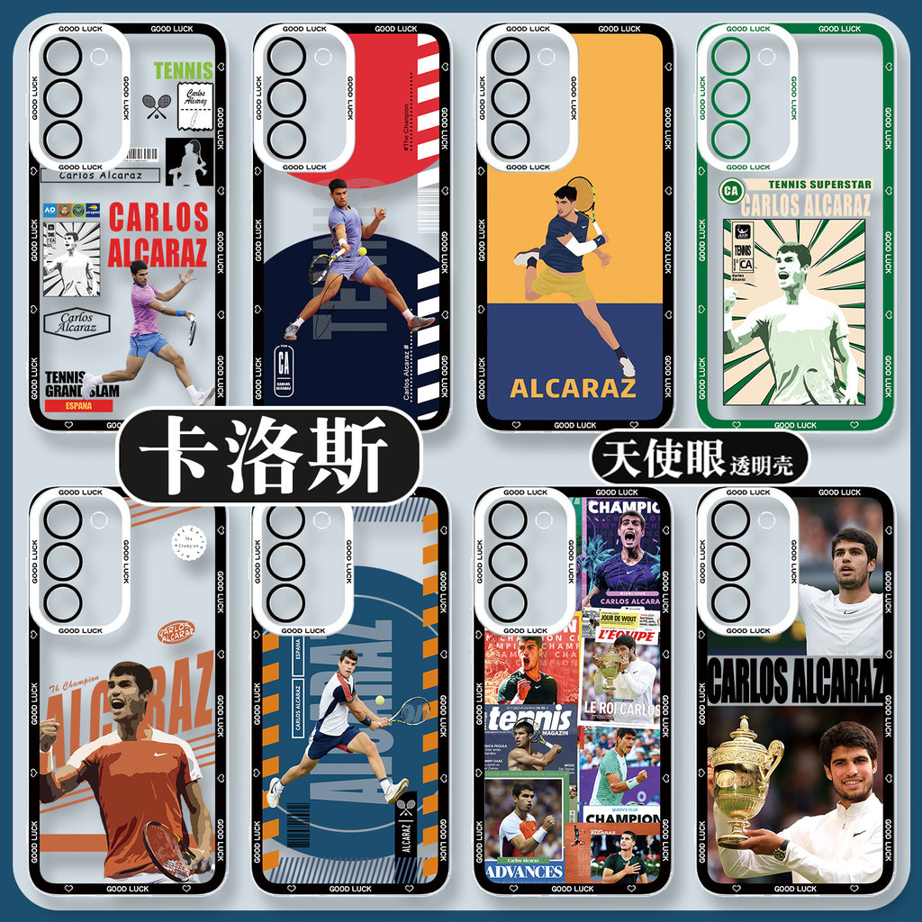 Carlos Alcaraz Aka Galaxy Samsung A16A15 เคสโทรศัพท์ A73A72 เหมาะสําหรับ A56A55A54 Carlos.Alkas NETE