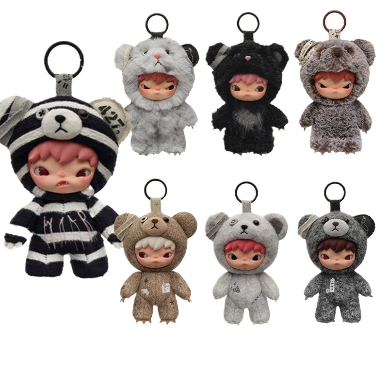 POPMART Hirono Hirono Road Log Series จี้ตุ๊กตาไวนิล Mystery Box Gift
