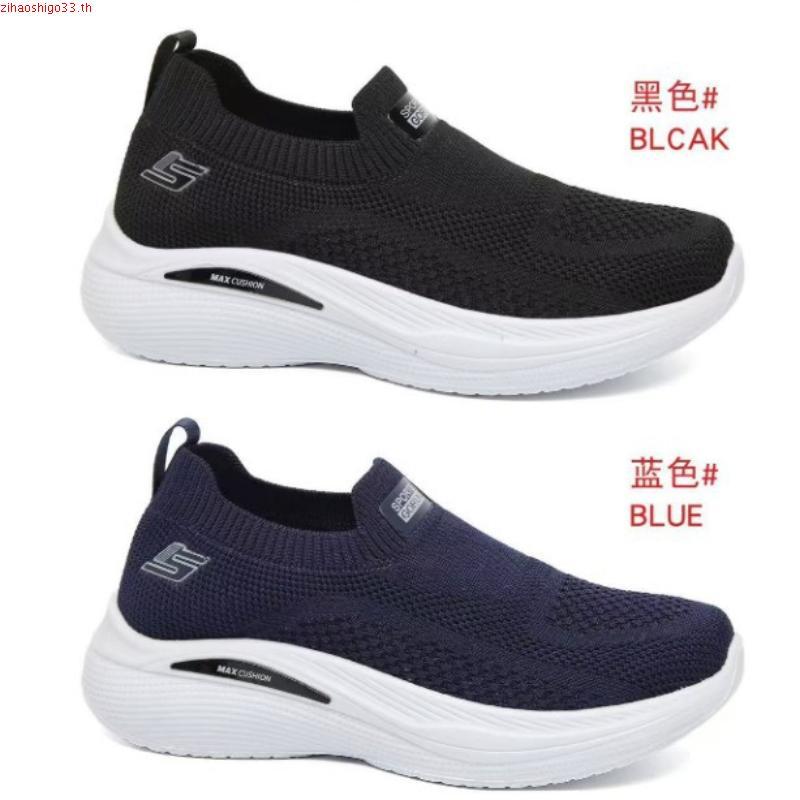 สเก็ตเชอร์ส รองเท้าผู้ชาย Men p-Ins GOwalk 8 Pelayo Walking Shoes - 216784-BBK Air-Cooled Goga Mat