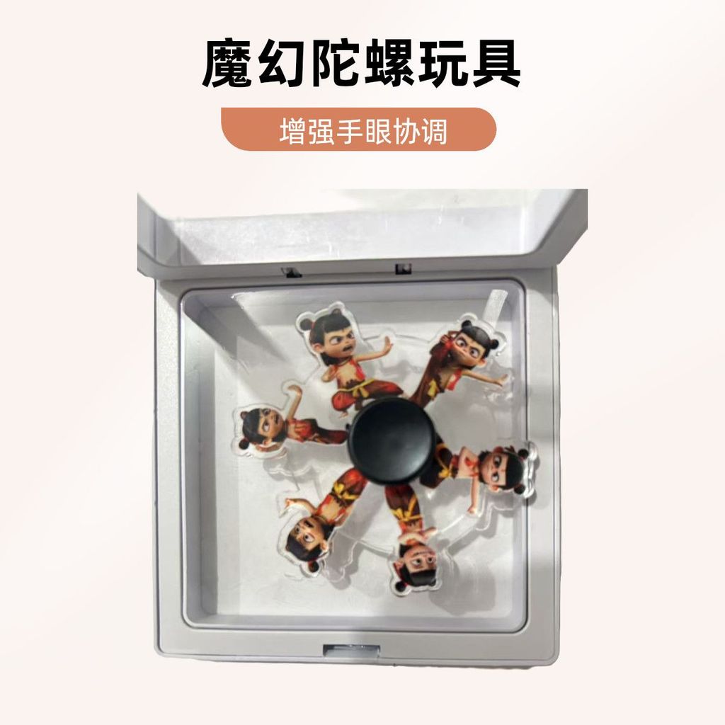 Fidget Spinner Nezha Spinner สองการ์ตูน Star Fidget Spinner อะนิเมะอะคริลิคของขวัญ Spinner20251222