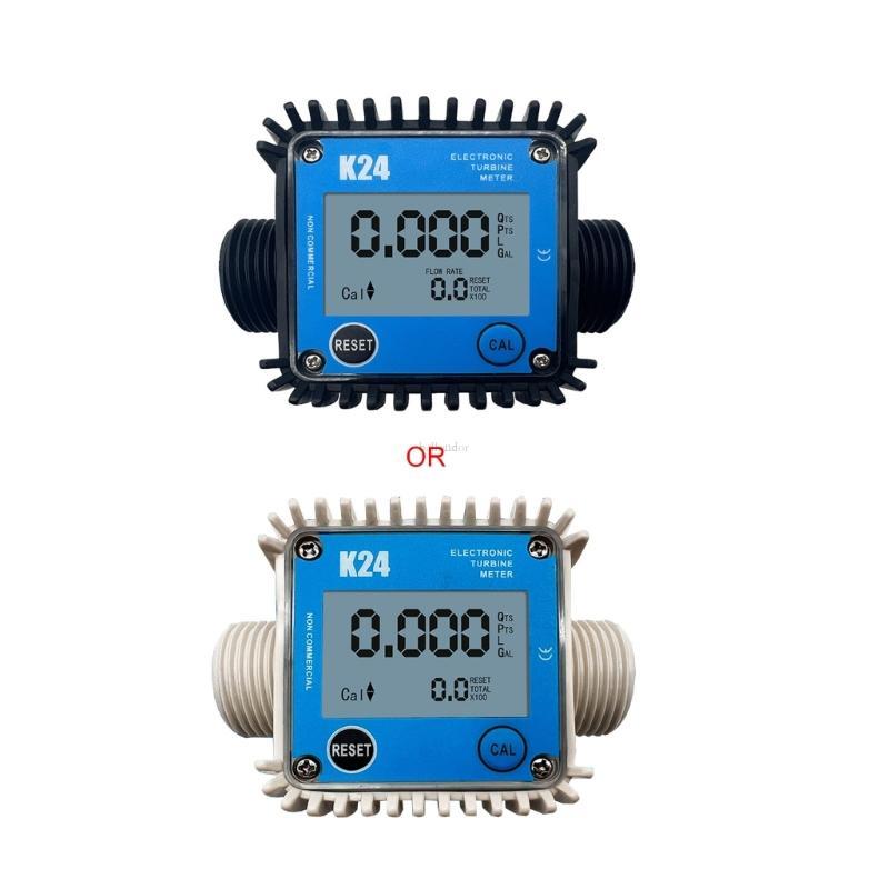 BA Liquid Flow Sensor Meter 10-120L min Flowmeter พร้อมจอแสดงผล LCD สําหรับดีเซล-น้ําดีเซล DN25 อิเล