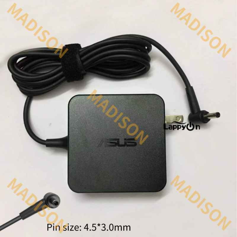 19v 2.37A 4.5*3.0 มม.อะแดปเตอร์แล็ปท็อปสําหรับ ASUS X1402Z X1502Z Ryzen 7 M1405Y อะแดปเตอร์
