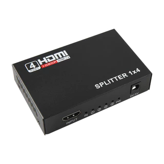 HDMI Splitter 4K ตัวแยกสัญญาณละเอียดสูง เข้า 1 ออก 4 Full HD 3D Video 1X4 Split 1 in 4 Out สปลิตเตอร์ HDMI