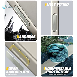 ปุ่มควบคุมกล้องสําหรับ iPhone 16 17 Series สมาร์ทกล้องด้านข้างฟิล์ม สติ๊กเกอร์ป้องกันการชนกัน ปุ่มกล้องโทรศัพท์