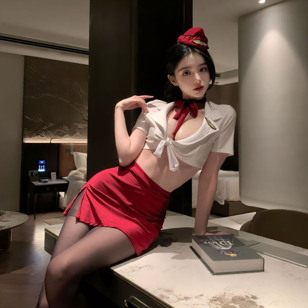 [Sex Day] ชุดคอสเพลย์ แอร์โฮสเตส ชุดเครื่องแบบ AA1000 / AA015 (OF)🎗️เกรดพรีเมี่ยมแท้ ชุดนอนไม่ได้นอน