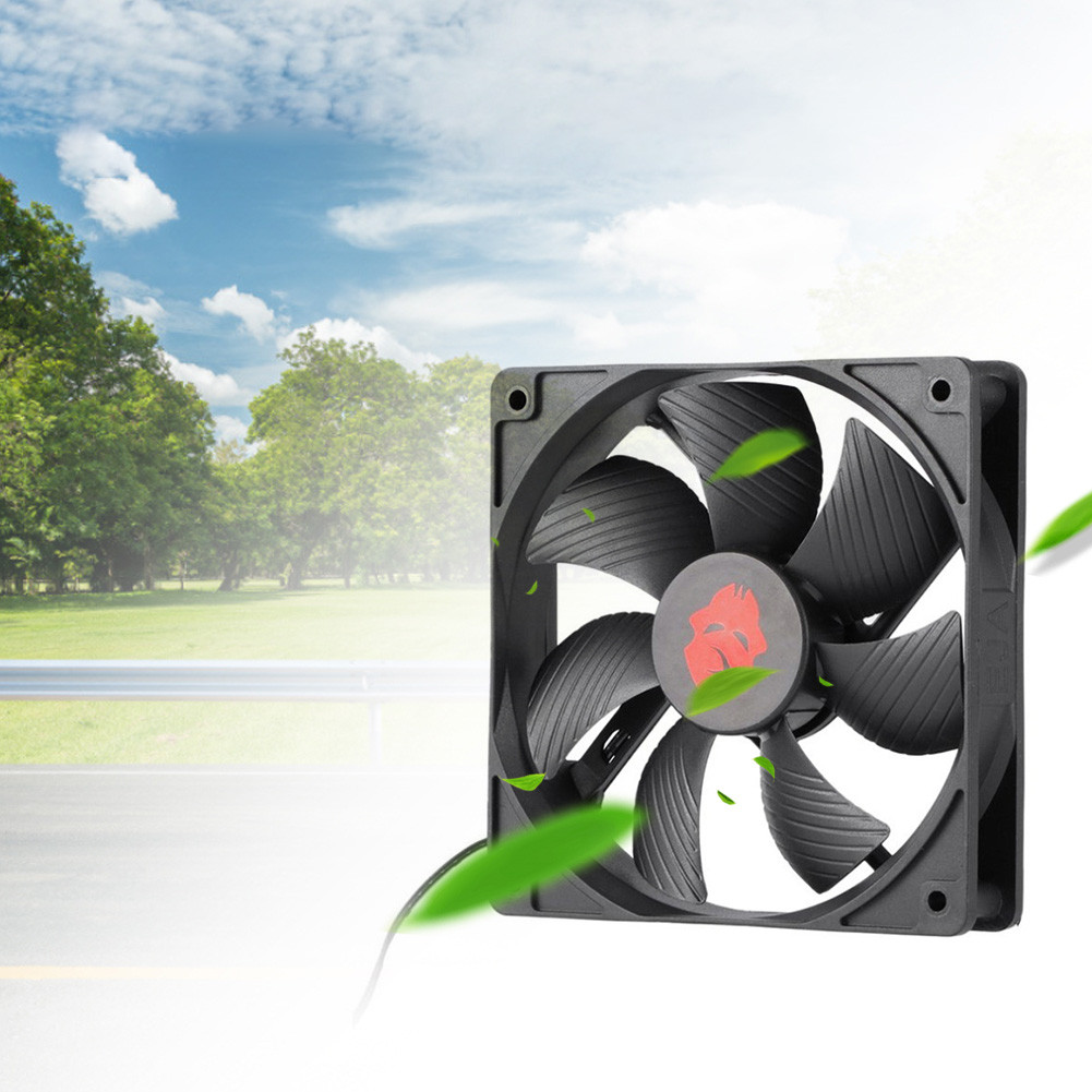 12เซนติเมตร4ขาความเร็วสูงสก์ท็อปแชสซีพัดลม12โวลต์ปริมาณอากาศขนาดใหญ่คอมพิวเตอร์คูลเลอร์พีซีสก์ท็อปแล็ปท็อปอุปกรณ์เข้า - รูปที่ 2