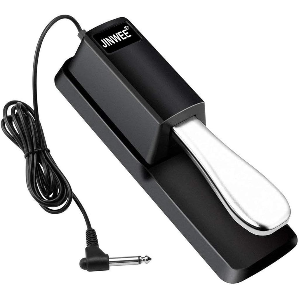 เปียโน Sustain Pedal,เปียโนดิจิตอลและคีย์บอร์ด Sustain Pedal พร้อม Polarity Switch เข้ากันได้กับเปีย