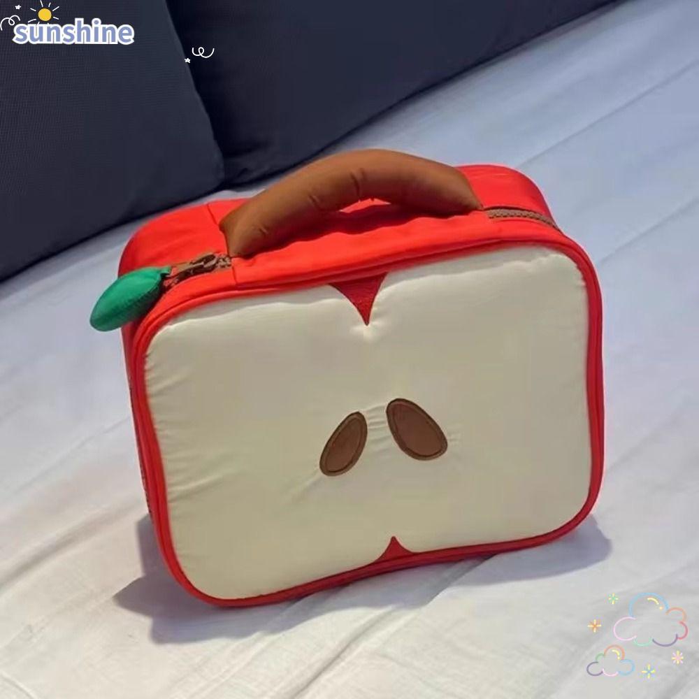 SSUNSHINE Travel Toiletry Bag, Pattern Light-weight Makeup Bag, Cute with Compartments Large Portabl