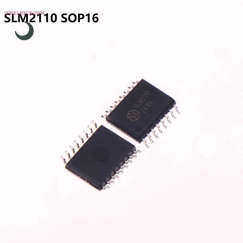[jewelrycrown] 1/3/5 ชิ้นใหม่ SLM2110CG SLM2110 SOP16 ชิปเซ็ต Full-Bridge Driver IC ชิปประสิทธิภาพ [