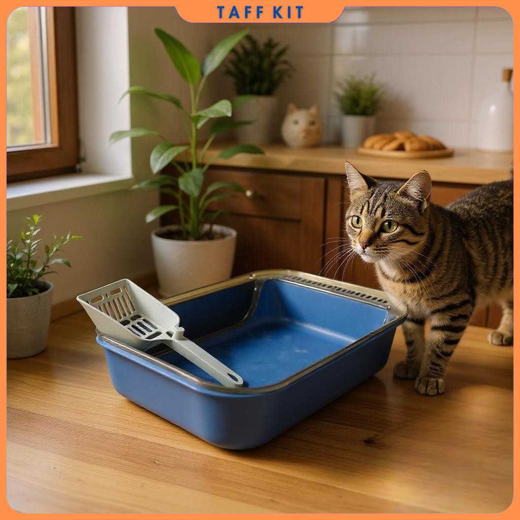 KITPET กระบะทรายแมว Semi-Enclosed Pet Toilet ลูกแมว - KT1