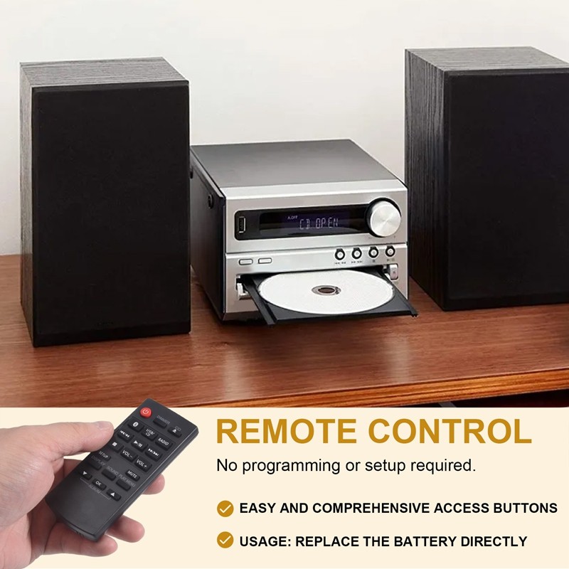 N2QAYB000984 เปลี่ยนรีโมทสําหรับ CD สเตอริโอ Sub SA-PM250 SC-PM250 SC-PM600 SC-UX104 SC-HC200 SC-HC2