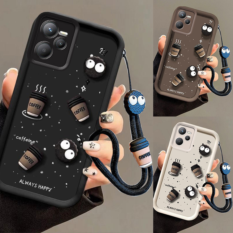 เคส  realme c35 เคส เรียลมี ค35 ถ้วยกาแฟ เคสโทรศัพท์ป้องกันการตก