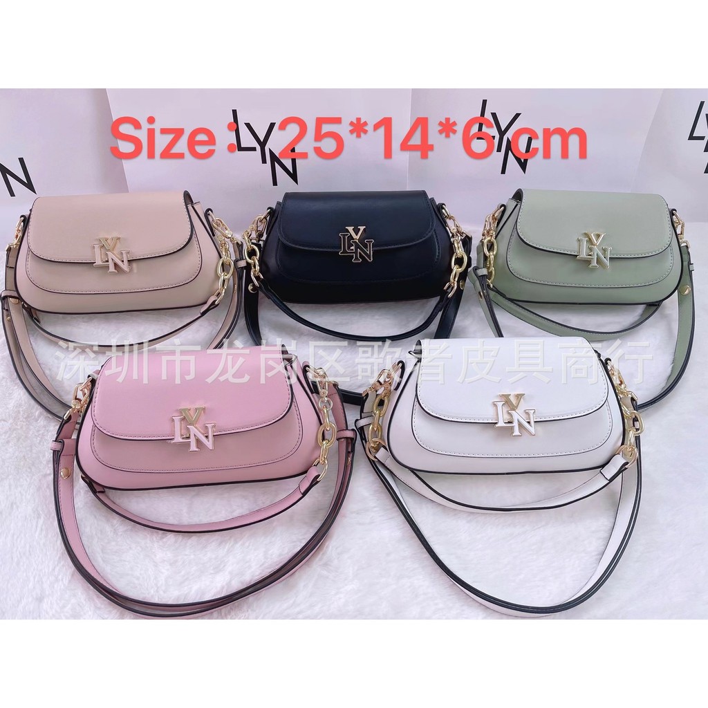 LYN ACCS กระเป๋าสะพายข้างแบบメッแซ็นเจอร์ สไตล์ใหม่ ปี 2024