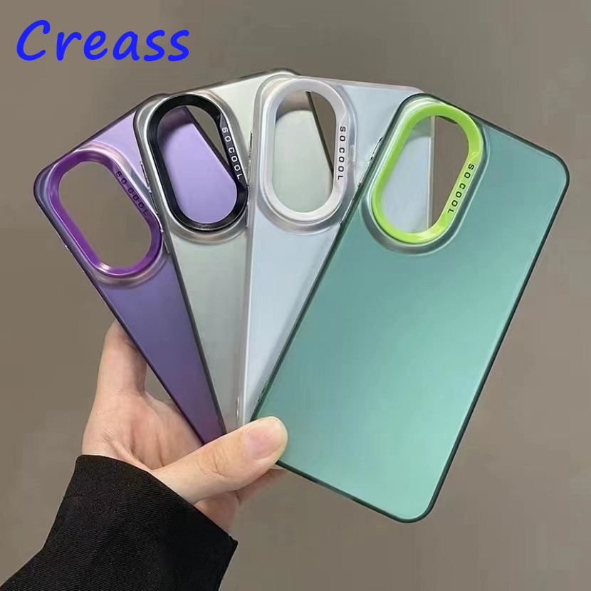 เคสโทรศัพท์ผิวด้านลายโลหะ แข็งกันกระแทก สไตล์แฟชั่น สำหรับ Oppo A5x A5 A5pro A5i A3 A3X A3Pro A60 A18 A38 A58 A78 A58 4G A78 4G พร้อมส่ง