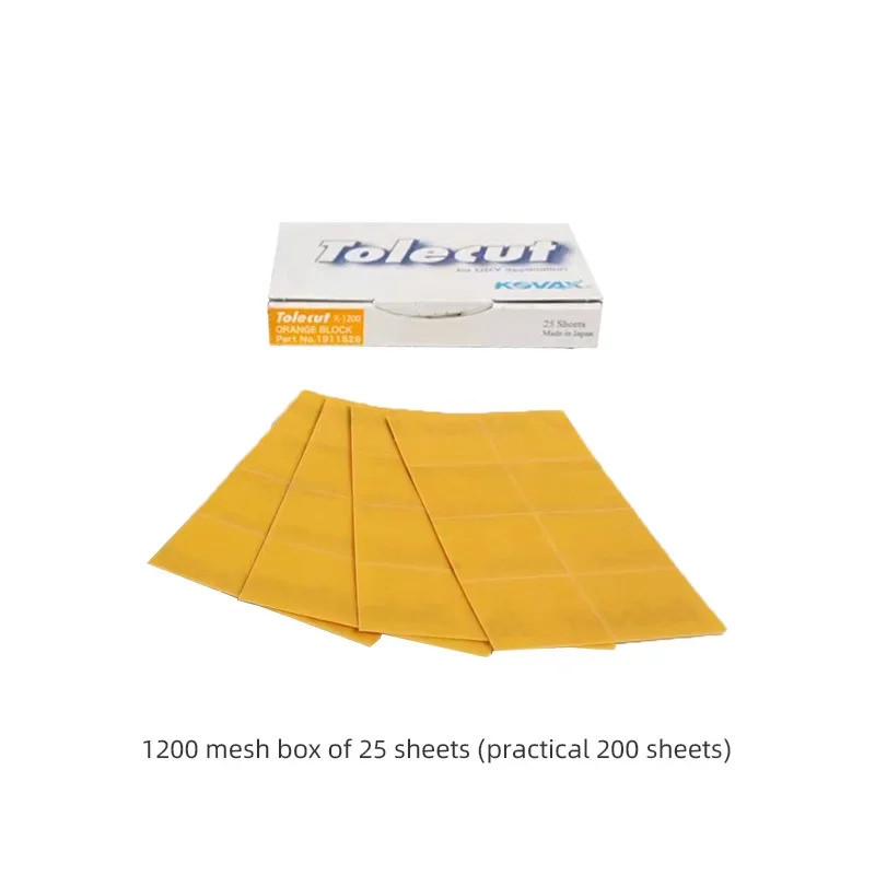 KOVAX Tolecut/กระดาษทรายญี่ปุ่น 1 ชิ้นใน 8 ชิ้นรถภาพวาดพื้นผิว Well Polishing Point บดบล็อกเพื่อขจัดจุดฝุ่น ราคา ถูกที่สุด ดีลบีเคเค แกลเลอรีภาพที่ 9