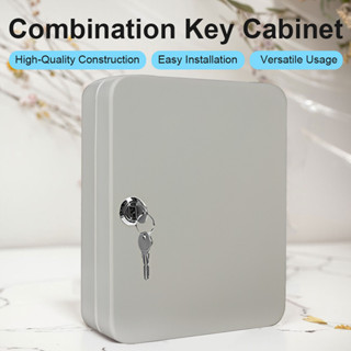 ❀ ล็อคกุญแจออแกไนเซอร์ที่มี20ตะขอกุญแจรวมกันตู้กุญแจการจัดกา…