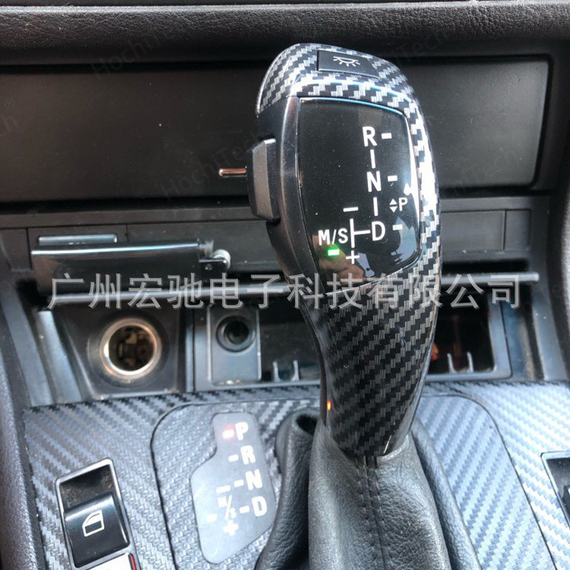 LED อิเล็กทรอนิกส์หัวเกียร์เกียร์คันเกียร์เหมาะสําหรับ BMW/E81 E82 E84 E87 E88 Z4 E89 โรงงานพร้อมสต็