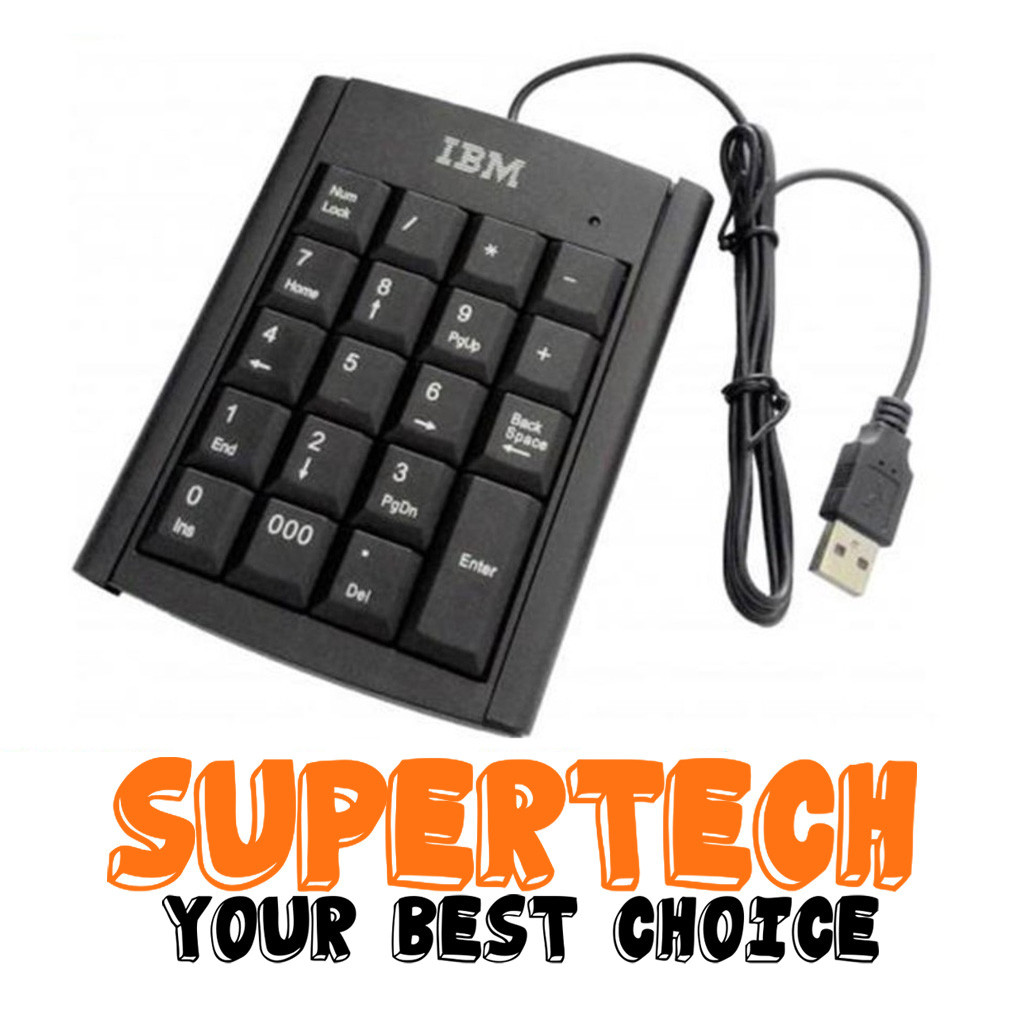 IBM Mini USB Numeric Keypad Number Keyboard เครื่องคิดเลข Numpad