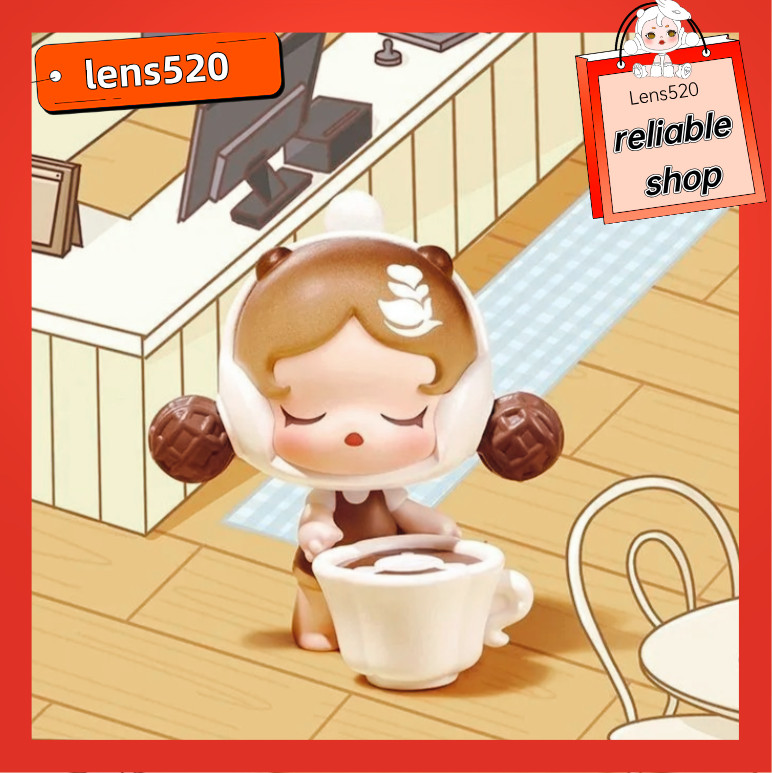 PopBean COFFEE FACTORY Series เครื่องประดับโมเดลน้อยน่ารักของเล่นของขวัญเด็กผู้หญิง ราคา ถูกที่สุด ดีลบีเคเค