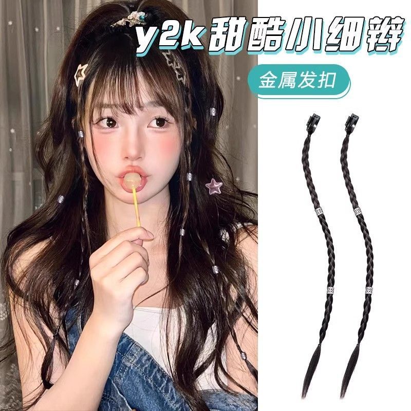 วิกผม Braids y2k Sweet Cool Twist Braids y2k Sweet Cool Twist Braids วิกผม Braids y2k หวาน Cool Twis