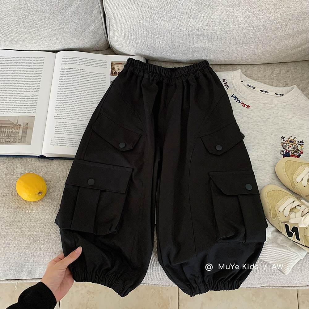 Overall Huzhou Zhili เสื้อผ้าเด็กสำหรับหนุ่มน้อย สไตล์เกาหลี เหมาะสมในฤดูใบไม้ร่วง