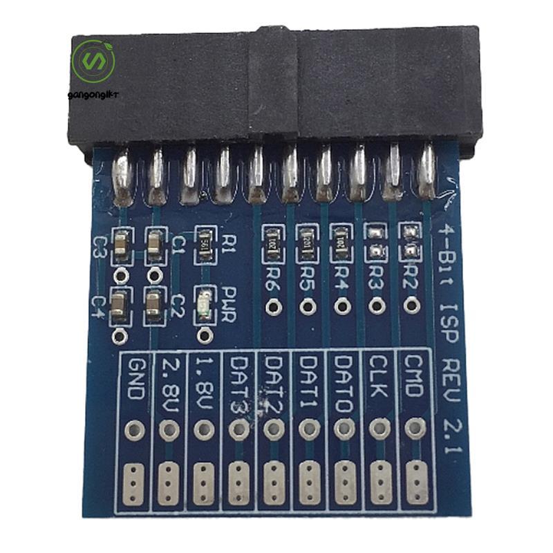 [gangong1kr]อะแดปเตอร์ใหม่ JTAG , ISP 4-BIT ISP REV 2.1 สําหรับ Easy Jtag Plus Box / เครื่องมือ ESAY