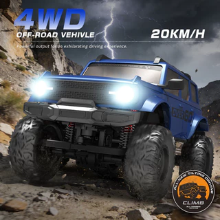 1/20 4WD Professional RC รถออฟโรด 2.4G รีโมทคอนโทรล 4x4 เกียร์สลับได้ Full Proportional Rock Crawler รถบรรทุกปีนเขารถ 1:20