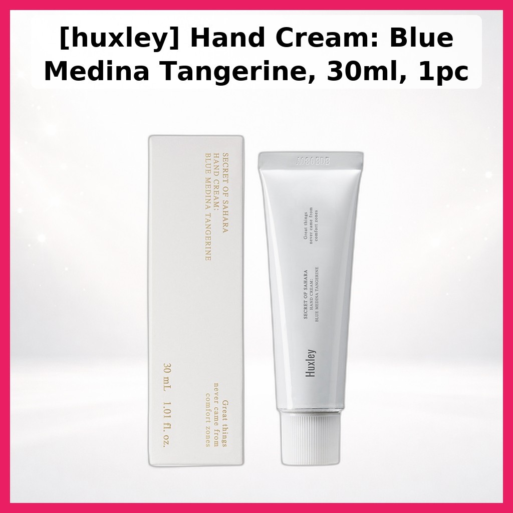 [huxley] Hand Cream: Blue Medina Tangerine, 30ml, 1pc / Korean Hand Cream / กลิ่นส้มเขียวหวาน / ของแ