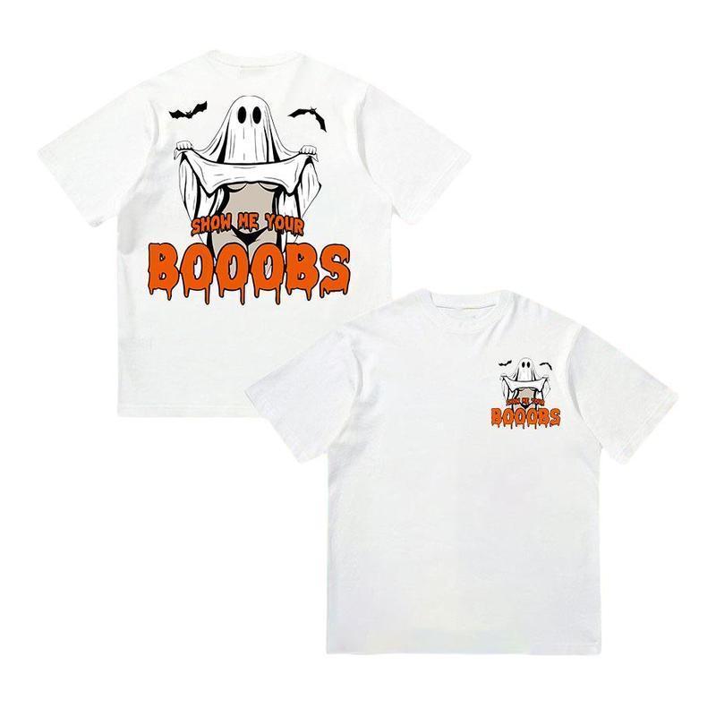 Cotton crewneck fashion trend loose and comfortable T-shirt, casual entertainment trend top shirt