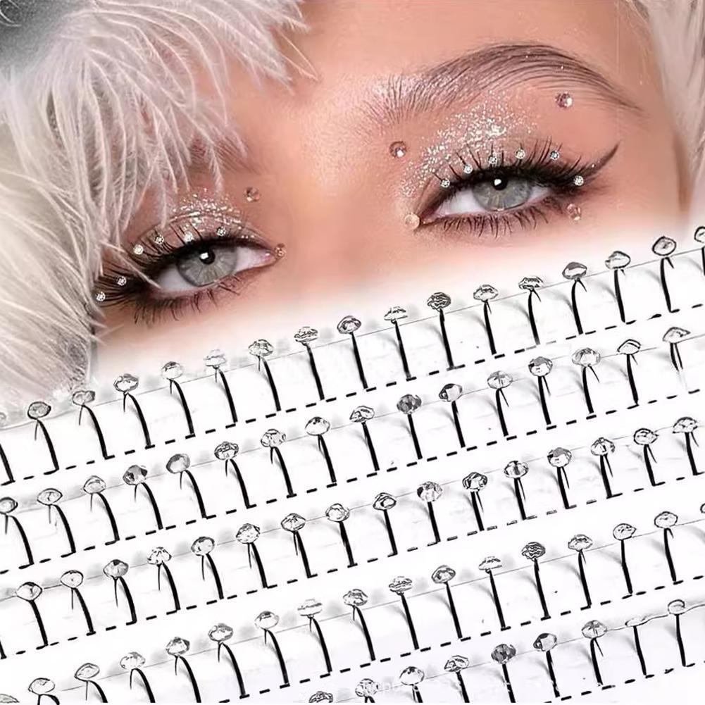 MALORYE ขนตาปลอม Western-style Holiday Fairy Eyelashes H2q3