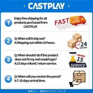 Castplay Cork Knob Carbon Handle น้ําหนักเบาสําหรับ Shimano Daiwa Abu Baitcasting Reel