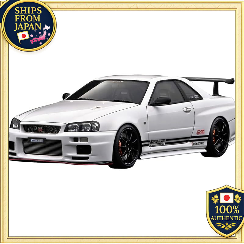 Ignition Model 1/18 TOP SECRET 34GT-R (BNR34) White Completed Model IG3642