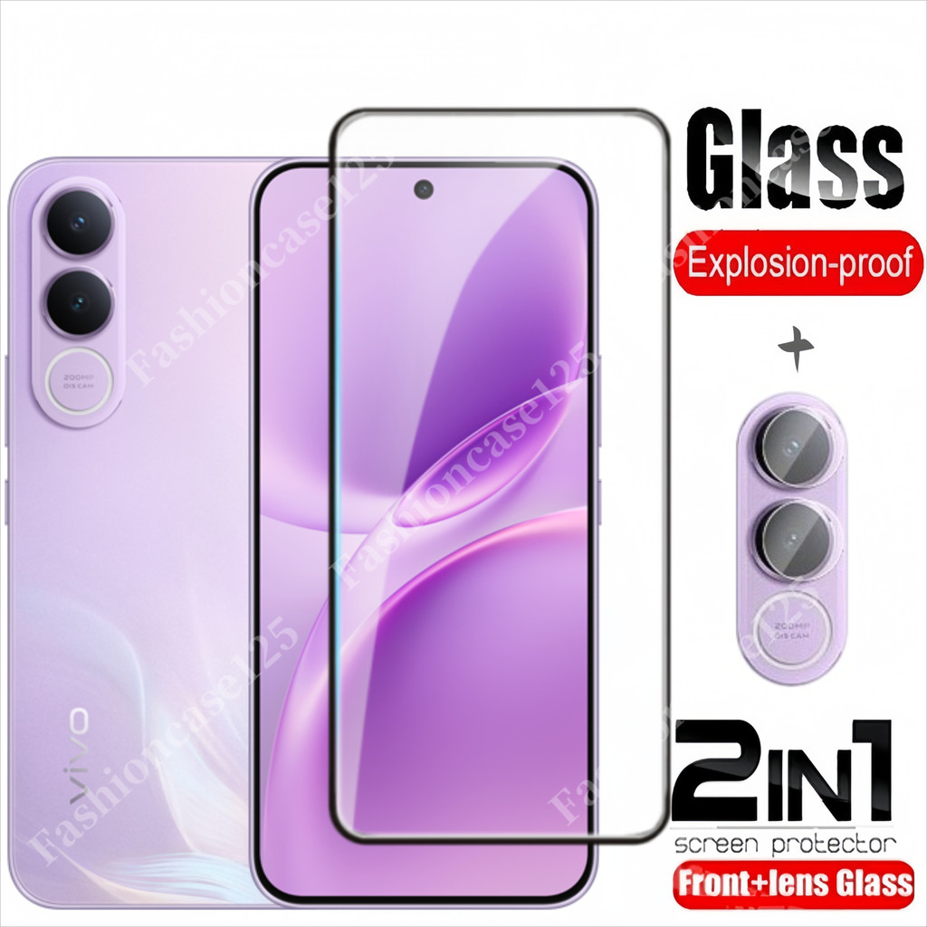2in1 สําหรับ Vivo V70 FE ป้องกันหน้าจอฟิล์มโปร่งใสโทรศัพท์ป้องกันหน้าจอสําหรับ Vivo V70 FE 5G V70FE 