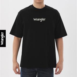 WRANGLER เสื้อยืดแขนสั้นผู้ชาย รุ่น WR F425UTSSN30 สีดำ