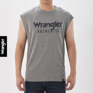 WRANGLER เสื้อยืดแขนกุดผู้ชาย รุ่น WR F425MTSLF37 สีเทา