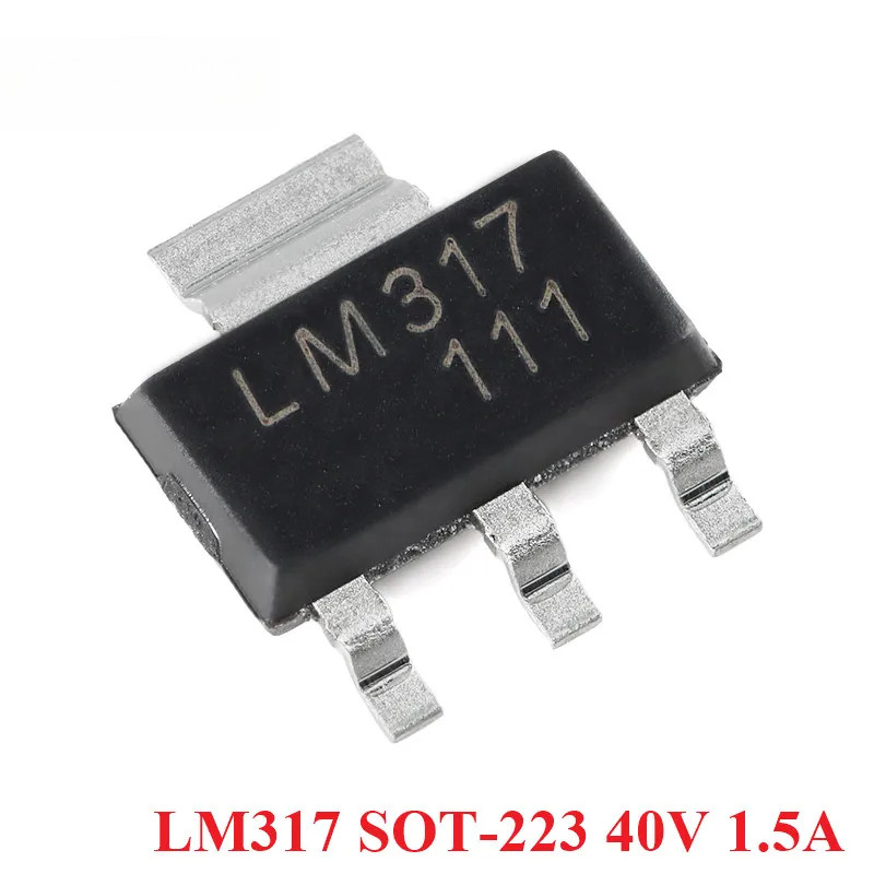 10 ชิ้น/ล็อต LM317 SOT223 SOT-223 317 40V 1.5A SOT SMD สาม terminal บวกแรงดันไฟฟ้าใหม่และ