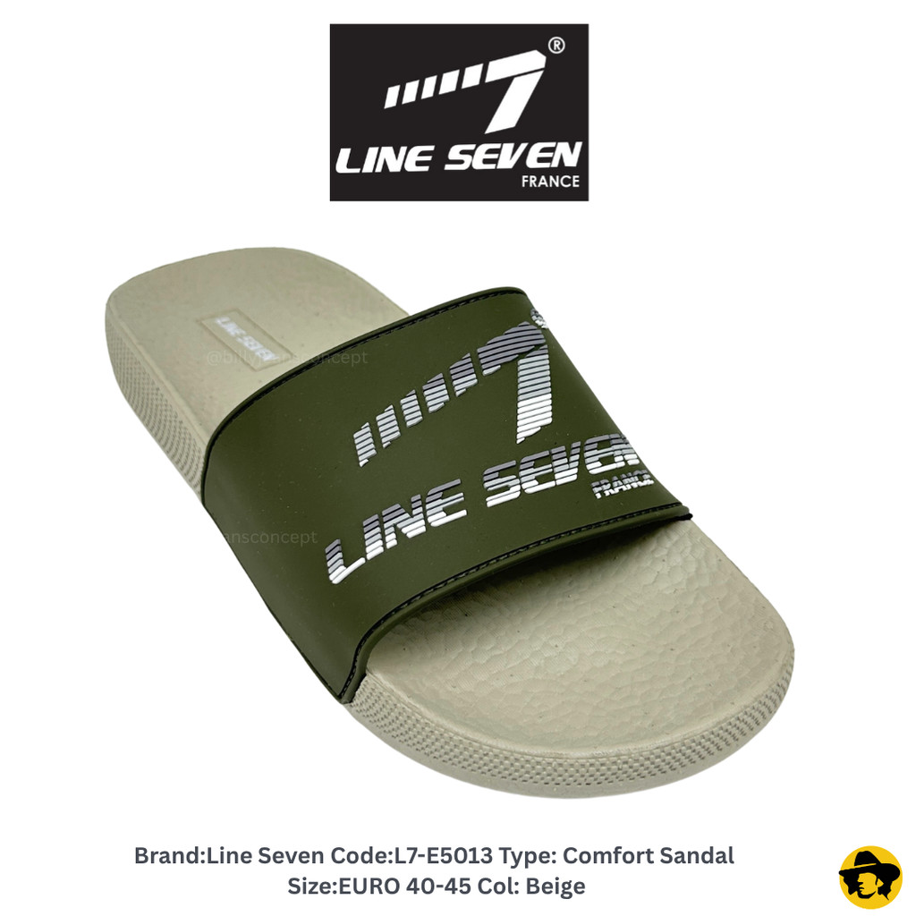 LINE SEVEN Brand Men Ultra Comfort Slide Sandal(L7-E5013)