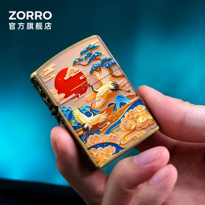 [ZORRO]ซอร์โร ร้านค้าอย่างเป็นทางการ ไฟแช็กน้ำมันก๊าด นกกระเรียนอายุยืน เกราะอินเทรนด์จีน ไอเดียสร้างสรรค์ ของขวัญให้พ่อ