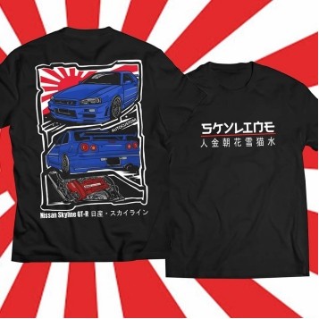 เจอร์ซีย์เสื้อยืด Nissan Skyline Gtr