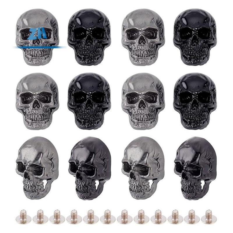 Skull Studs Skull Studs สําหรับหนัง Skull สกรูกลับ Rivets