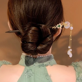 ปิ่นปักผมวินเทจสำหรับผู้หญิง ออกแบบเหมือนดอกไม้ สวยงามและคลาสสิก