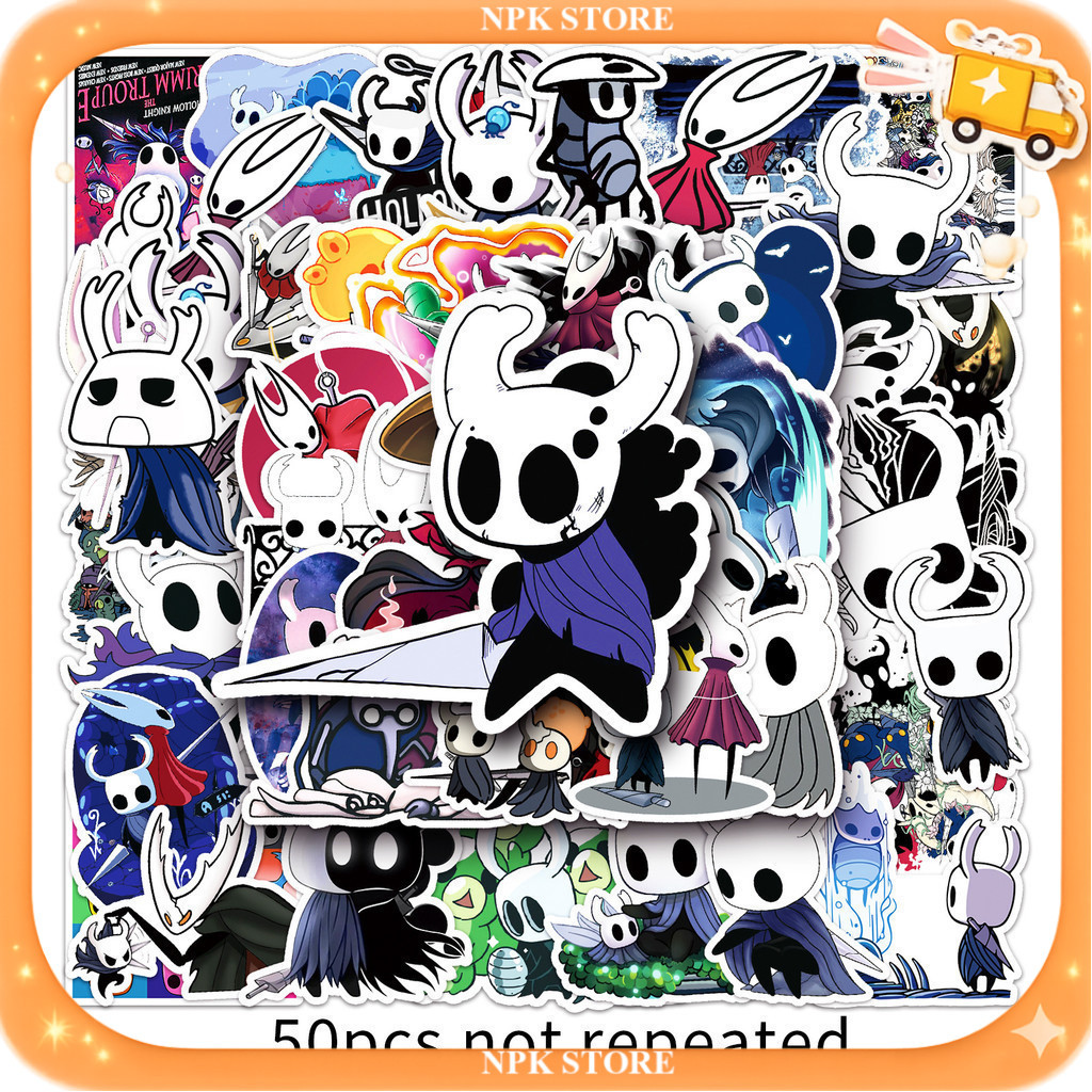 🔥🇹🇭พร้อมส่ง🇹🇭🔥 50ชิ้น สติกเกอร์ เกม Hollow Knight Sticker DIY กันน้ำ