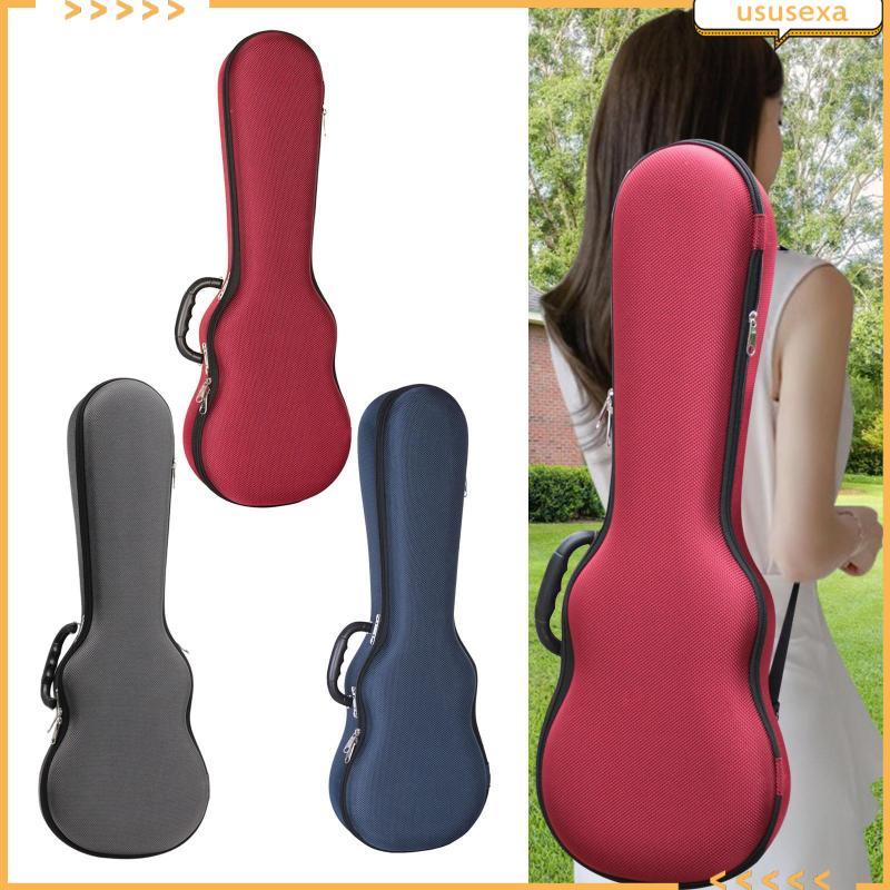 [Ususexa] กระเป๋าพกพา Ukulele สําหรับ Ukulele 21 นิ้วพร้อม Padding และสายรัดปรับระดับได้