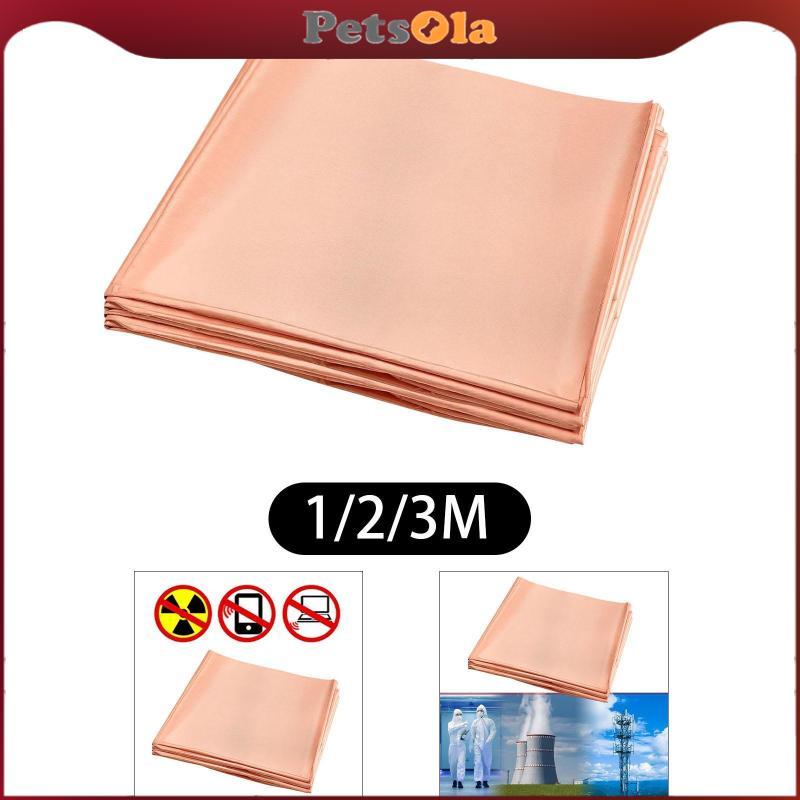 [PETSOLA] ผ้าฟาราเดย์, ผ้าเชื่อมต่อสัญญาณ, โล่รังสี, การปิดกั้นแม่เหล็กไฟฟ้า, ผ้า Faraday นิกเกิลทองแดง