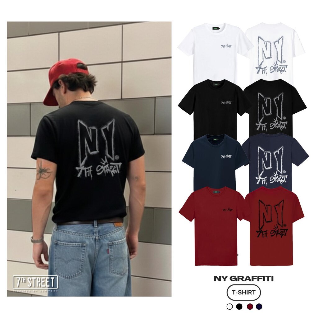 เสื้อยืด 7ᵗʰ Street รุ่น NGR ผ้า Cotton100% นุ่มสบาย ระบายอากาศได้ดี ไซส์ M-3XL Clothing Man ผู้ชาย Tshirt